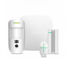 Ajax StarterKit Cam Plus (белый) Комплект охранной сигнализации