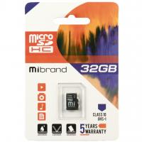 Карта памяти microSDHC Mibrand 32 GB Сlass 10