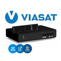 Комплект ТБ Viasat TV (тюнер + антена + встановлення майстром)