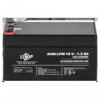 Аккумулятор кислотный AGM LogicPower LPM 12 - 1,3 AH