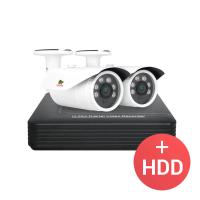 Комплект видеонаблюдения 2.0MP Набор для улицы PRO AHD-42 2xCAM + 1xDVR + HDD