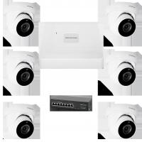 Комплект видеонаблюдения на 6 камер GV-IP-K-W76/06 5MP