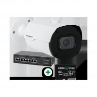 Комплект видеонаблюдения с функцией распознавания автомобильных номеров на 1 IP камеру GV-802