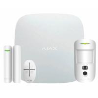 Ajax StarterKit Cam (8EU) UA white Комплект охоронної сигналізації