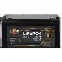 Акумулятор LP LiFePO4 25,6V - 100 Ah (2560Wh) (BMS 150A/75А) пластик для ДБЖ