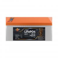 Аккумулятор LP LiFePO4 25,6V - 160 Ah (4096Wh) (BMS 150A/75А) пластик LCD для ИБП