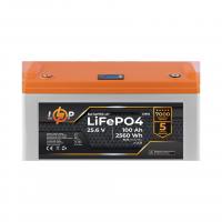 Аккумулятор LP LiFePO4 25,6V - 100 Ah (2560Wh) (BMS 150A/75А) пластик LCD
