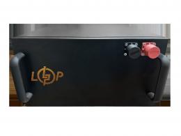 Акумулятор LP LiFePO4 51,2V - 100 Ah (5120Wh) (Smart BMS 200A/100А) з LCD метал Smart RM