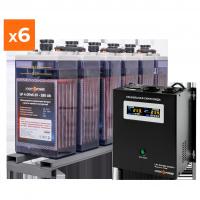 Комплект резервного живлення для підприємств LP (LogicPower) ДБЖ + OPzS батарея (UPS W1000 + АКБ OPzS 3860W)