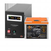 Комплект резервного живлення LP (LogicPower) ДБЖ + літієва (LiFePO4) батарея (UPS B800+ АКБ LiFePO4 1280W)