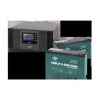 Комплект резервного питания LP (LogicPower) ИБП + DZM батарея (UPS B1500 + АКБ DZM 840Wh)