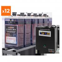 Комплект резервного питания для предприятий LP (LogicPower) ИБП + OPzS батарея (UPS W2500 + АКБ OPzS 7728W)