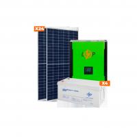 Солнечная электростанция (СЭС) Стандарт + GRID 3Ф 10kW АКБ 9.6kWh mGel 200 Ah