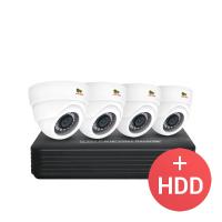Комплект видеонаблюдения 2.0MP Набор для помещений AHD-44 4xCAM + 1xDVR + HDD