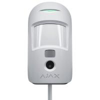 Ajax MotionCam Fibra white Проводной извещатель движения с камерой