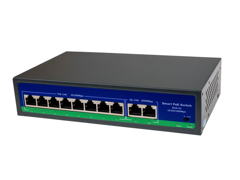 PoE-коммутатор на 8 портов SEVEN P-7328G