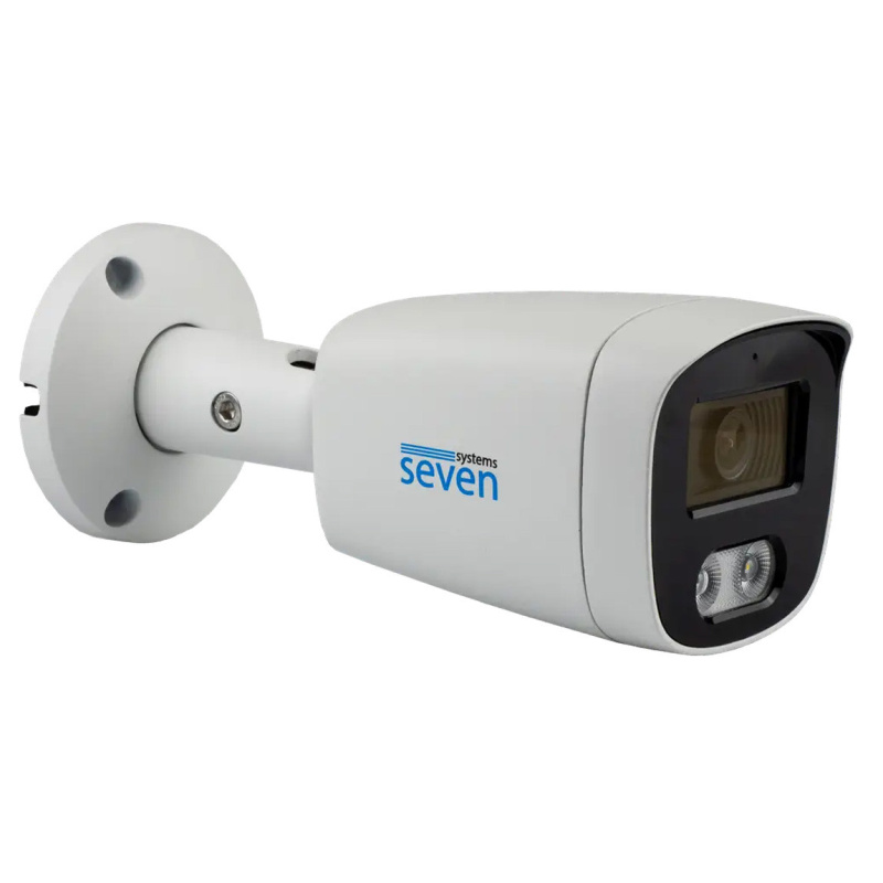 IP-відеокамера 5 Мп SEVEN IP-1025PA-DL white 2,8 мм з розумним подвійним підсвічуванням — фото 1