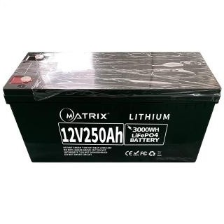 Акумулятор MATRIX MLR 12250 12 В 250 А·год LiFePO4 — фото 1