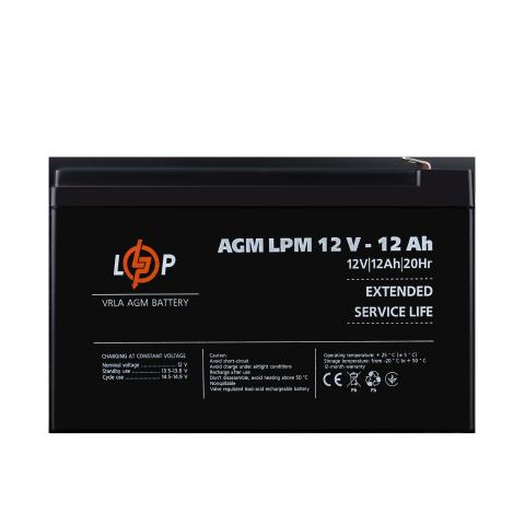 Аккумулятор AGM LPM 12V - 12 Ah