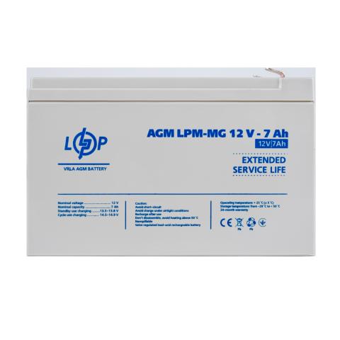 Акумулятор мультигелевий LPM-MG 12V - 7 Ah