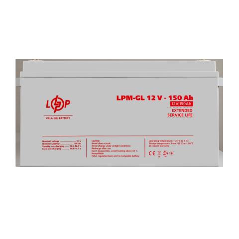 Аккумулятор гелевый LPM-GL 12V - 150 Ah