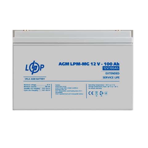 Акумулятор мультигелевий LPM-MG 12V - 100 Ah