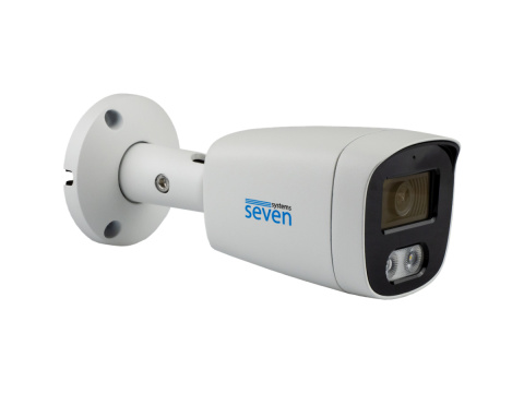IP-видеокамера 5 Мп SEVEN IP-7225PA-DL white 2,8 мм с умной двойной подсветкой