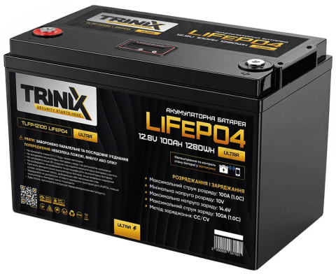 Аккумулятор LiFePO4 TriniX TLFP-12100 Ultra (12,8 В, 100 А&middot;ч)