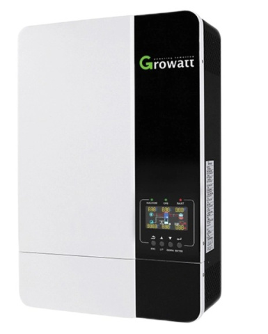 Гібридний інвертор Growatt SPF5000ES (5 кВт, 1 фаза, 48 В)